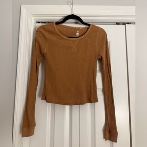 Brown Long Sleeve Tee | Pacsun